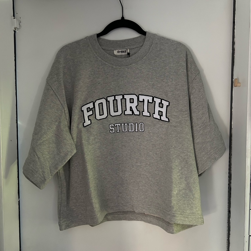 Anthropologie - 4th-Recklace Short Sleeve Crewneck Sweatshirt